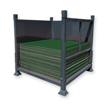 Container för 130 plattor Expoquadra Amazonia Green (BOX EXPOQUADRA, illustration/färgsatt bild)