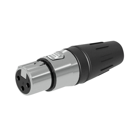 XLR-kabelkontakt hona 3-polig