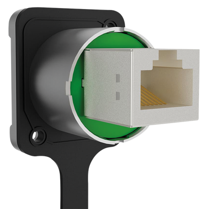 RJ45-chassikontakt för panelmontage