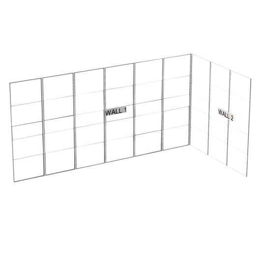 SET Frame L-formsats med stöd